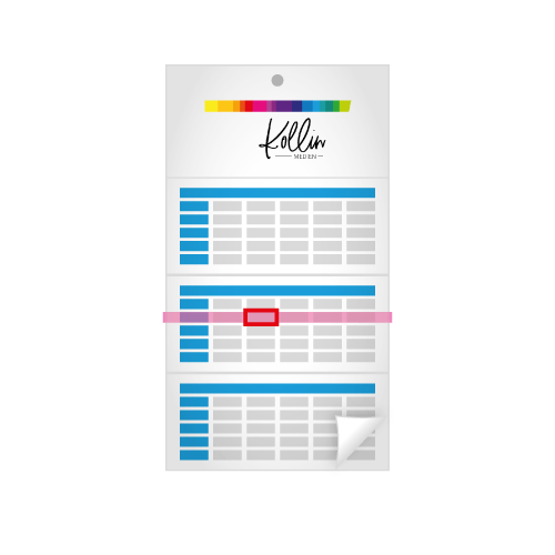 Einblatt-Wandkalender (mit Abriss)