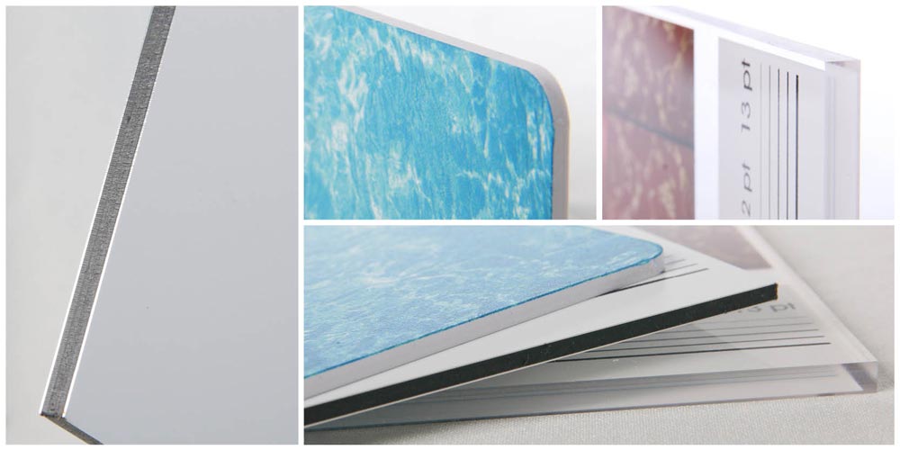 Werbeschilder aus Aludibond, Acrylglas und PVC Hartschaum